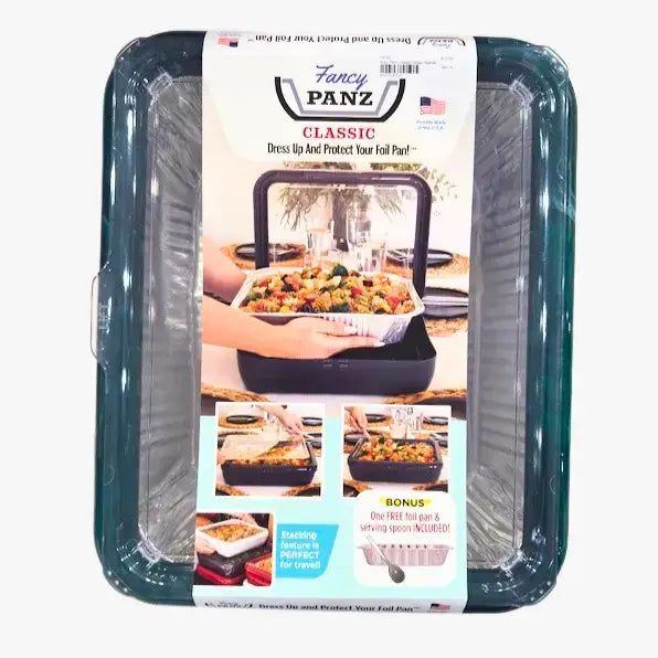 Fancy Panz Classic Set Pan & Serving Spoon-Green Marble