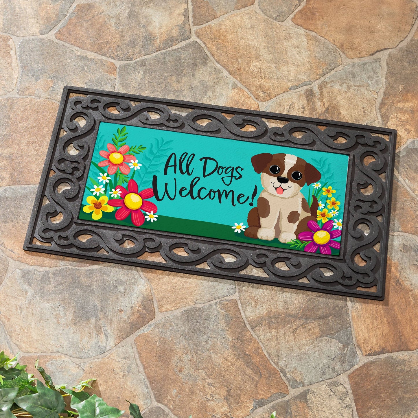 Evergreen Enterprises Sassafras Switch Mat-All Dogs Welcome