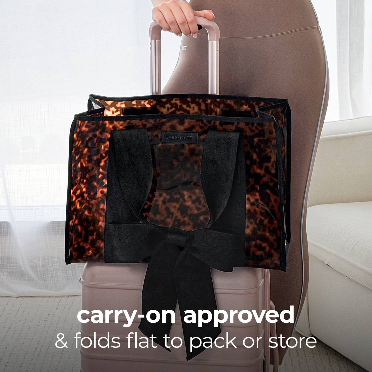 Case-Mate Tortoiseshell Classic Bow Jelly Tote Bag