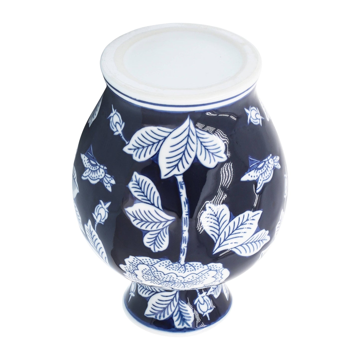 Sagebrook Home Blue Ceramic Decorative Vase (9 inch)
