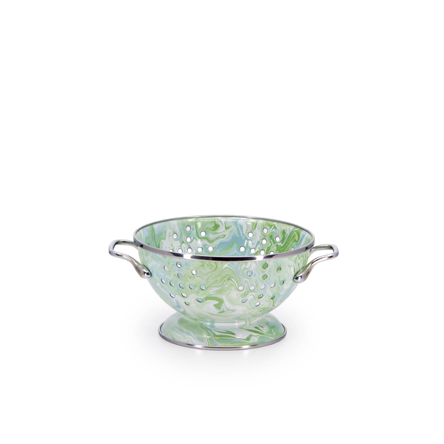 Golden Rabbit Enamelware Modern Monet Petite Colander