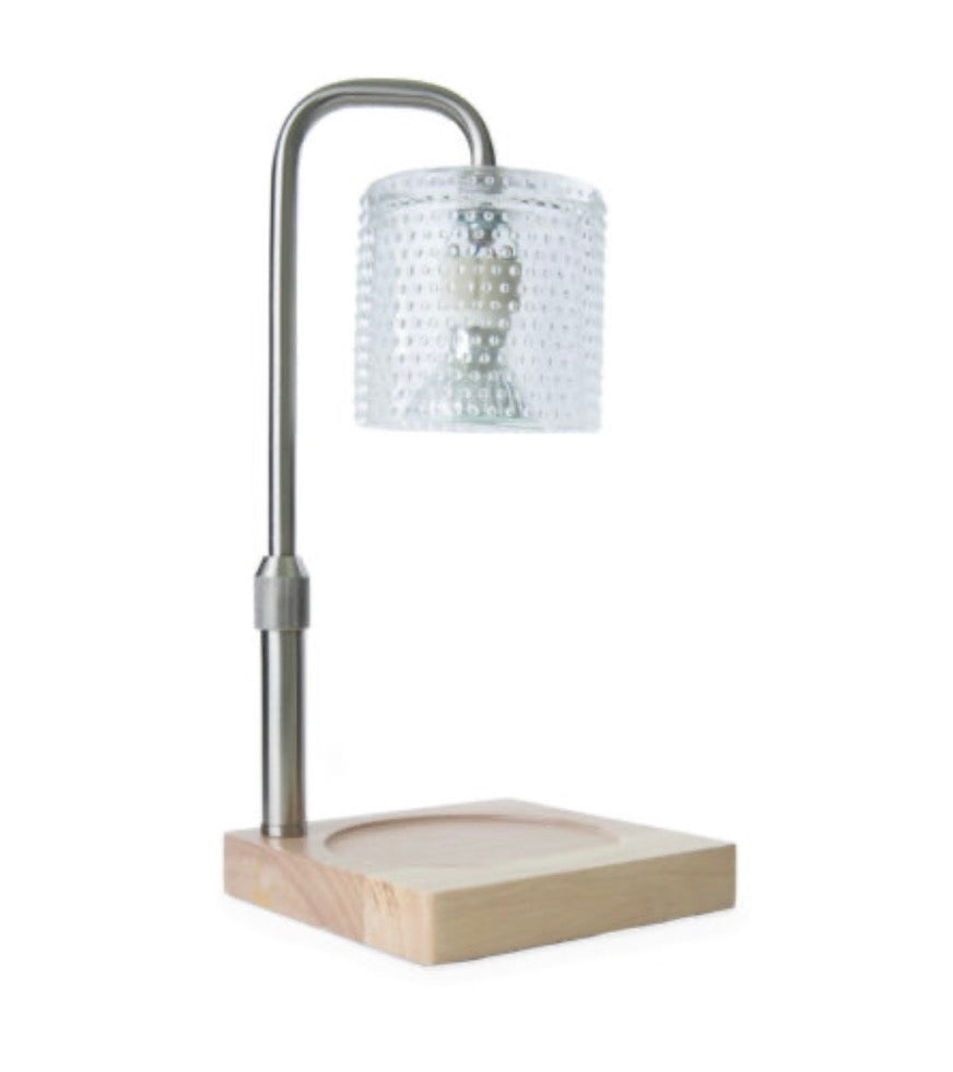 Airome Silver Hobnail Candle Warmer Lamp