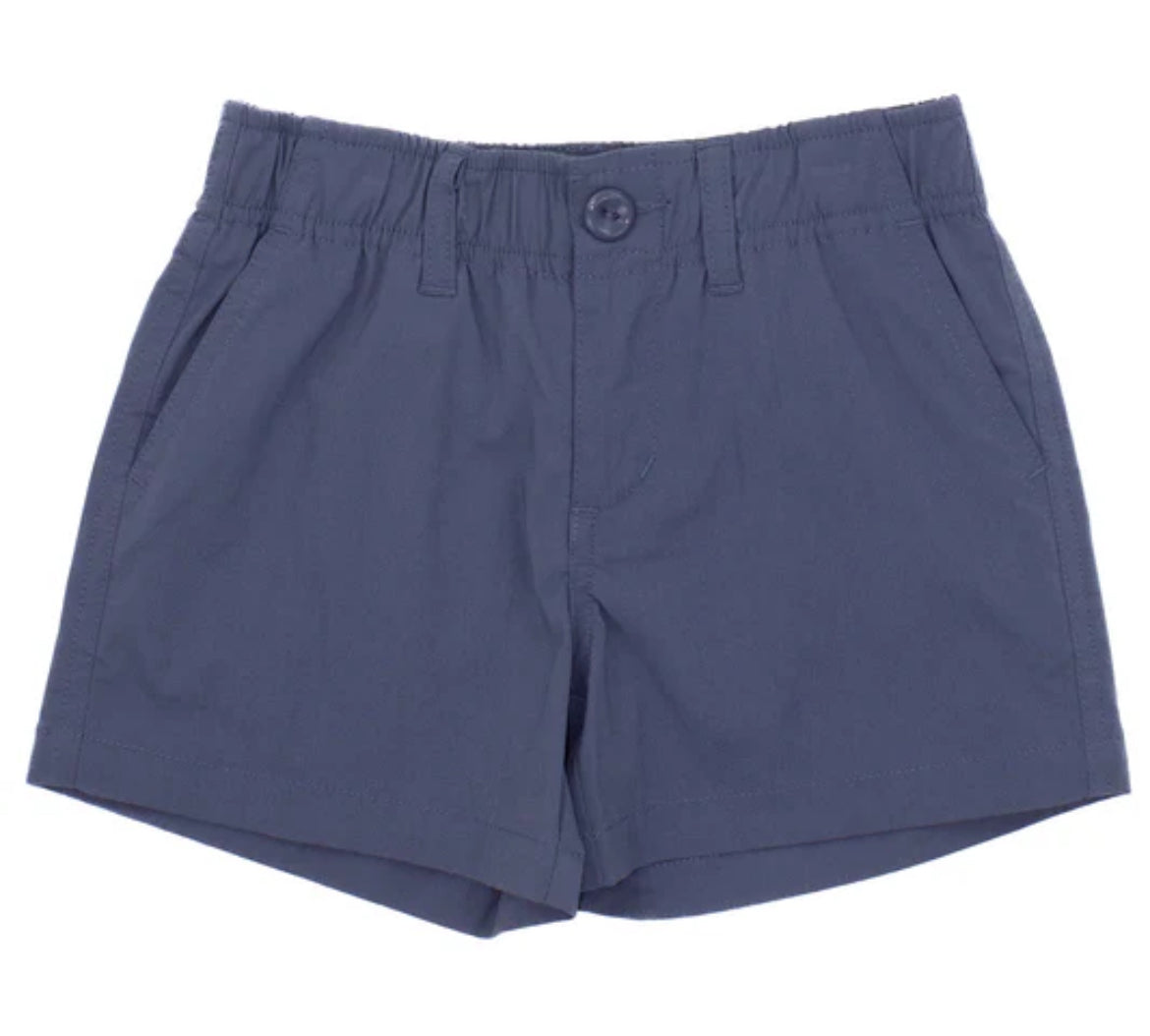 Properly Tied Boys Augusta Short-Stone Blue