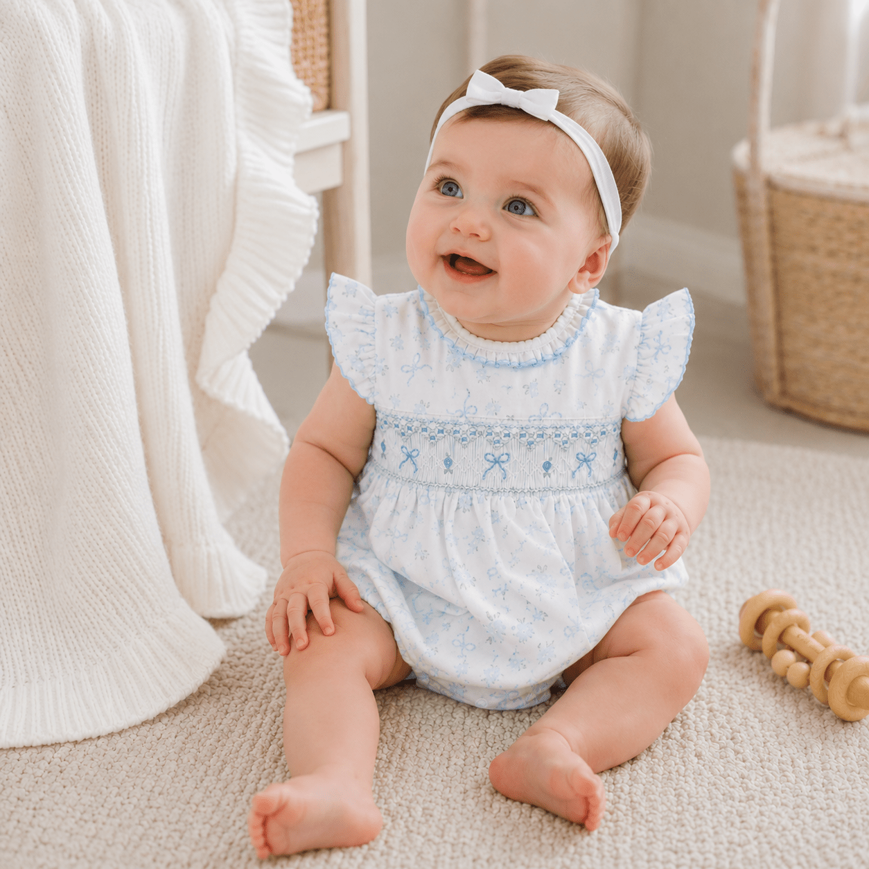 Magnolia Baby Eloise's Classics Smocked Bubble
