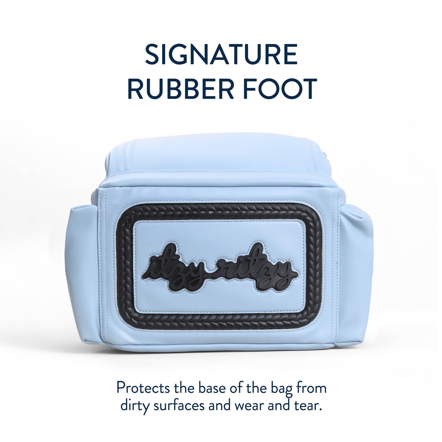 Itzy Ritzy Teddy Blue Boss Plus Backpack Diaper Bag