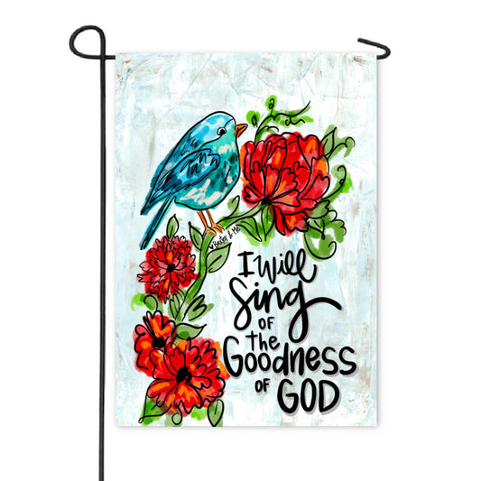 Baxter & Me Garden Flag-Goodness of God