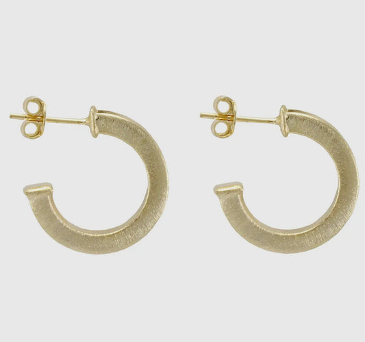 Sheila Fajl Ilana Hoop Earrings-18K Gold Plated