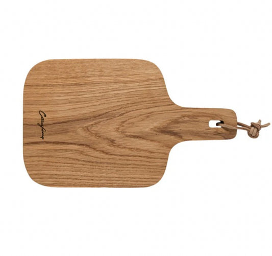 Casafina Forma 12" Oak Wood Cutting/Serving Board with Handle