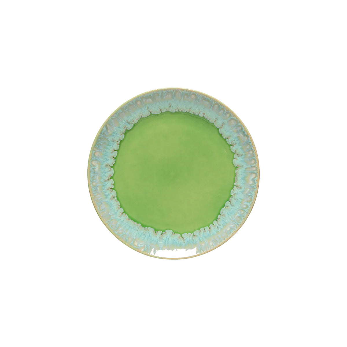 Costa Nova Taormina Salad/Dessert Plate-Lime Green