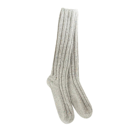 World’s Softest Socks Sweater Slouch Crew-Grey Confetti
