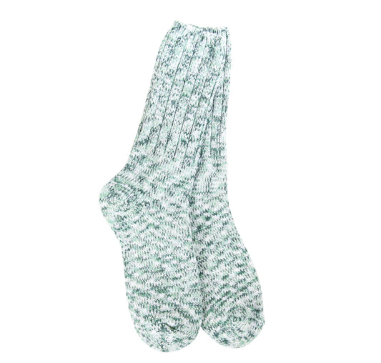 World’s Softest Socks Holiday Ragg Crew-Spruce