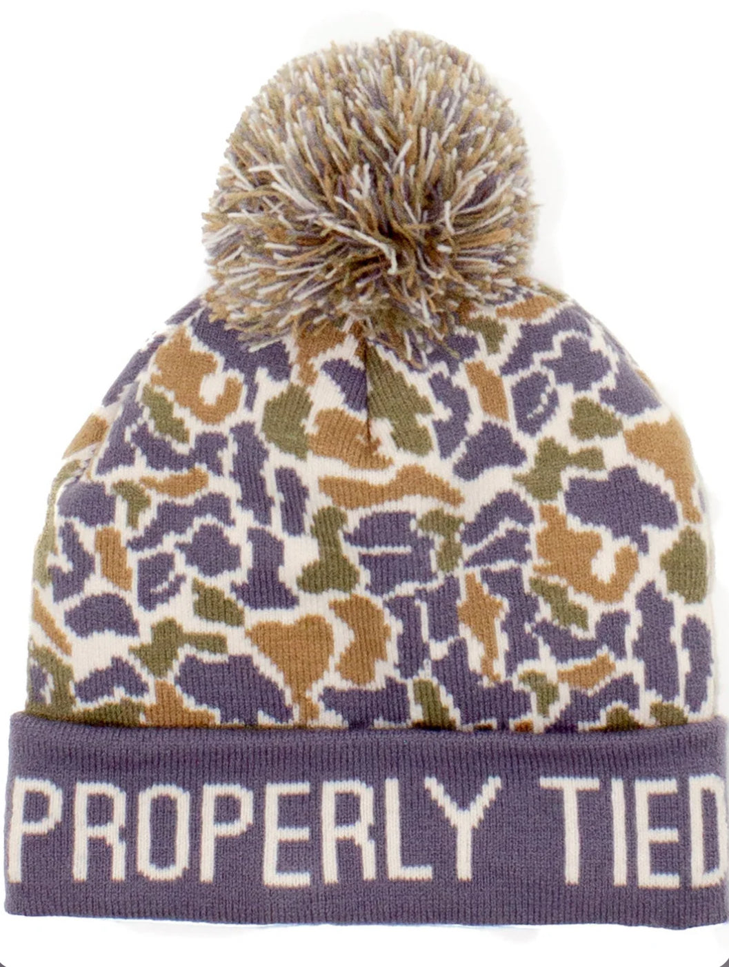 Properly Tied Boys Breck Beanie-Field Camo