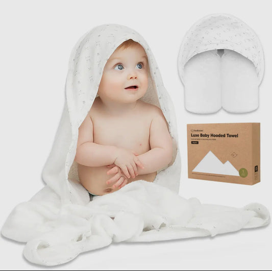KeaBabies Luxe Baby Hooded Towel-Keastory