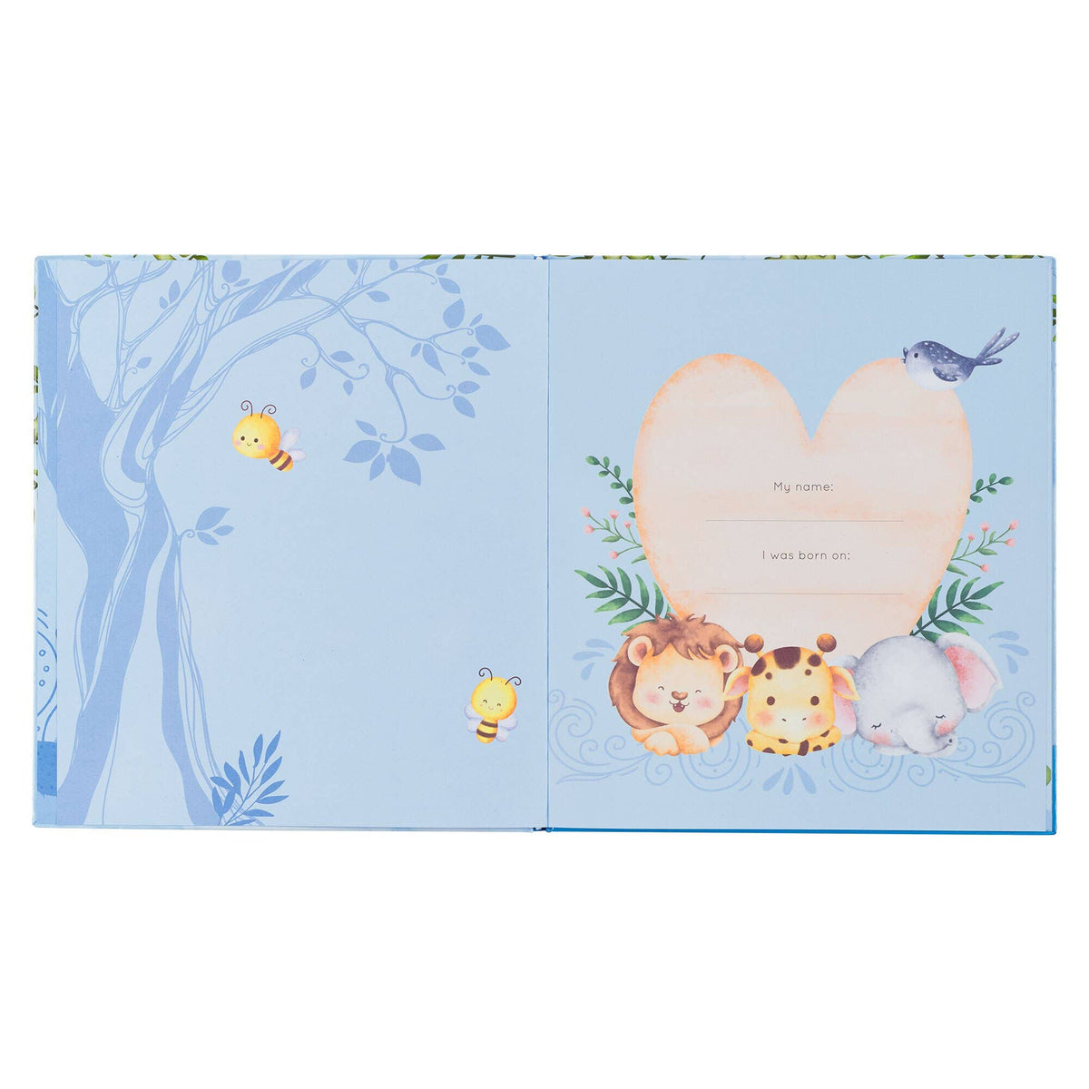Christian Art Gifts Baby Memory Book for Boys