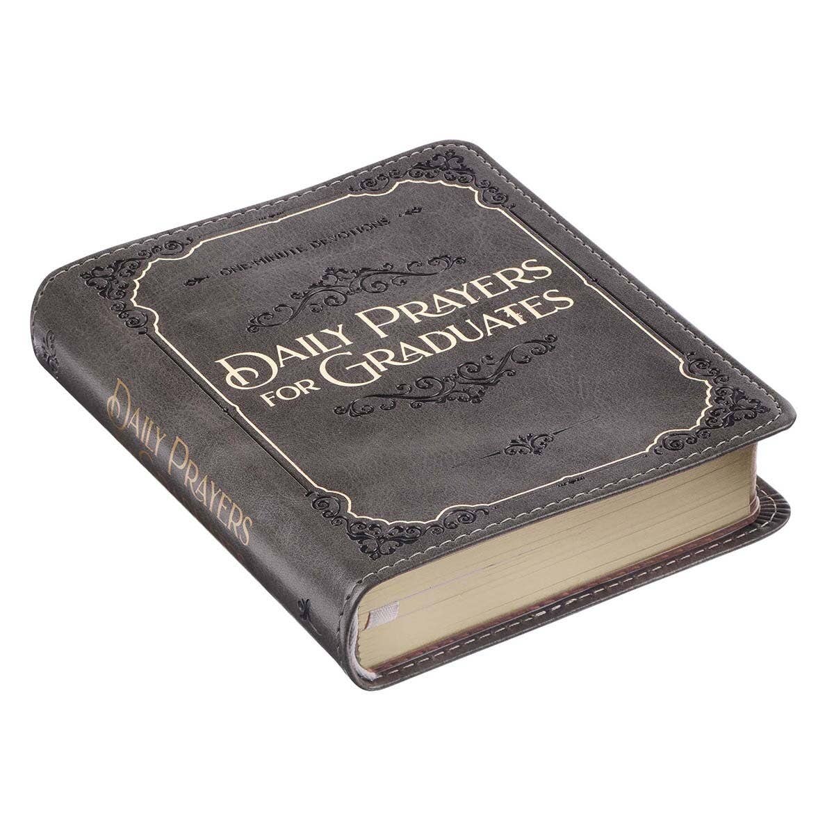Christian Art Gifts Daily Prayers for Graduates Devotional-Faux Leather