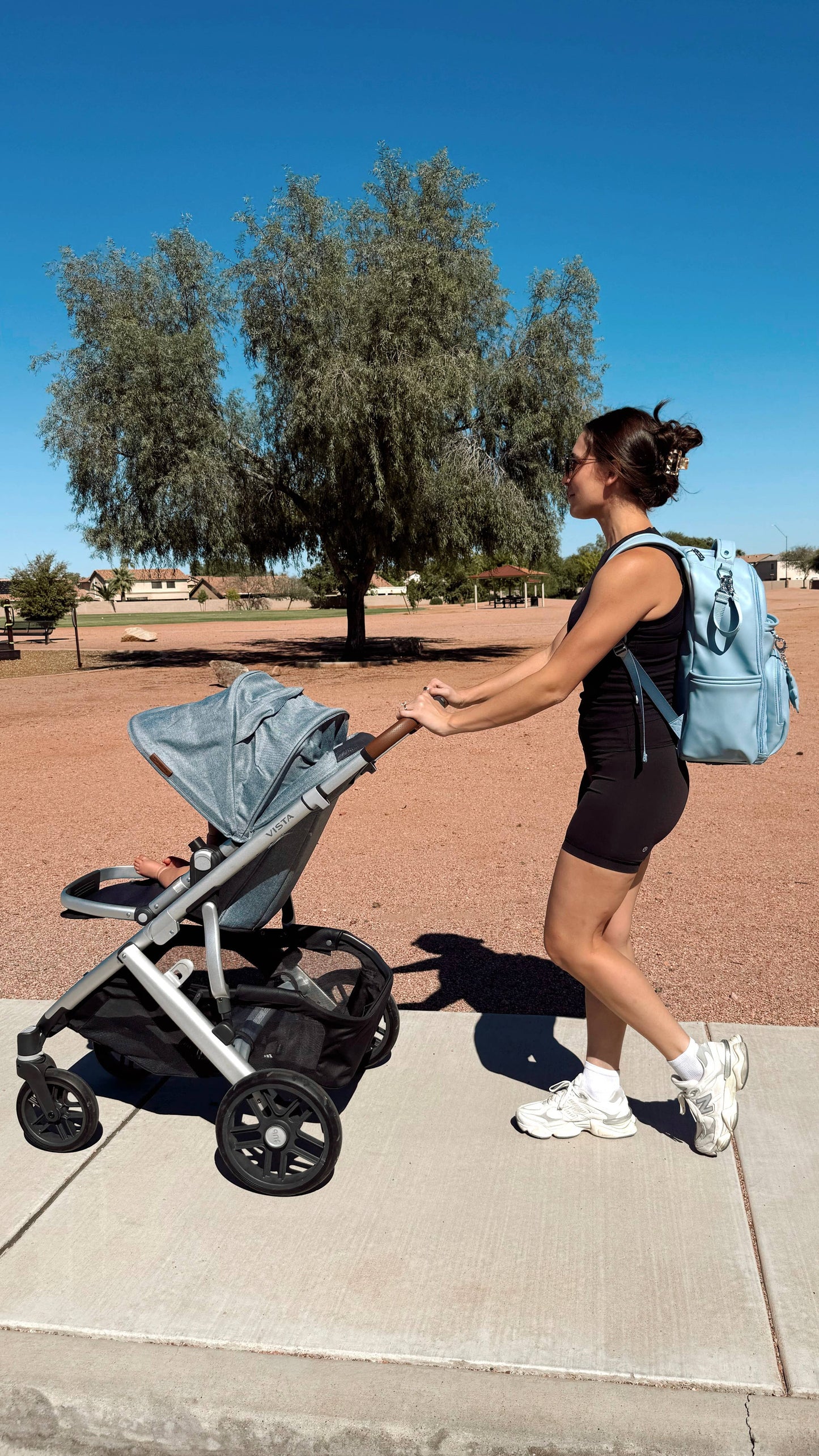 Itzy Ritzy Teddy Blue Boss Plus Backpack Diaper Bag