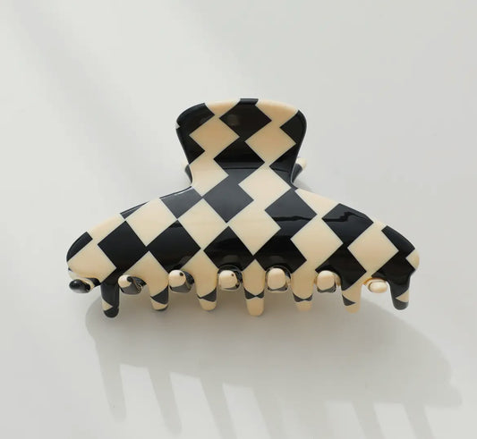 Adorro Checkmate Claw Clip-Adrienne