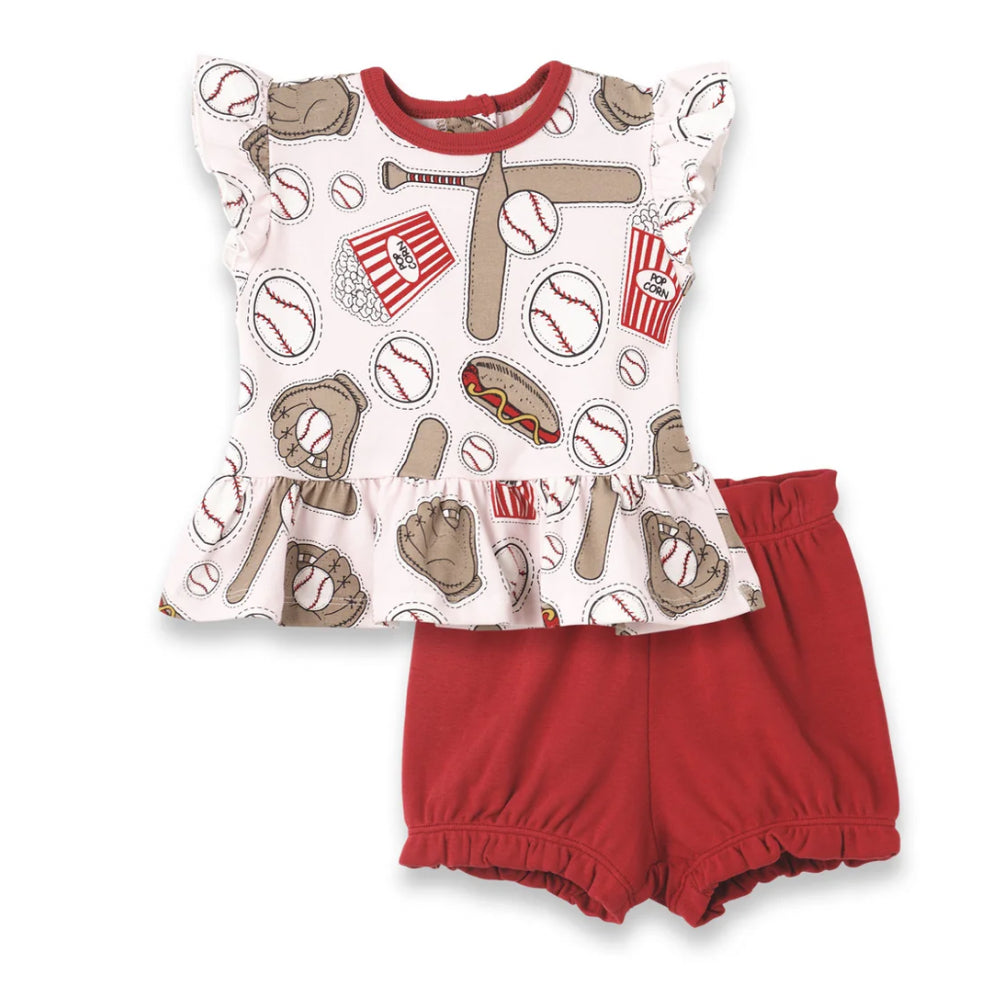 Tesa Babe Baseball Top & Bloomers Set