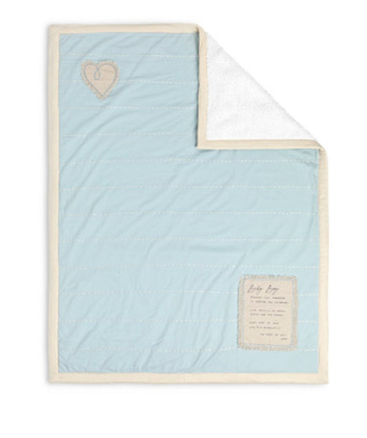 Demdaco Dear You Baby Blanket-Blue