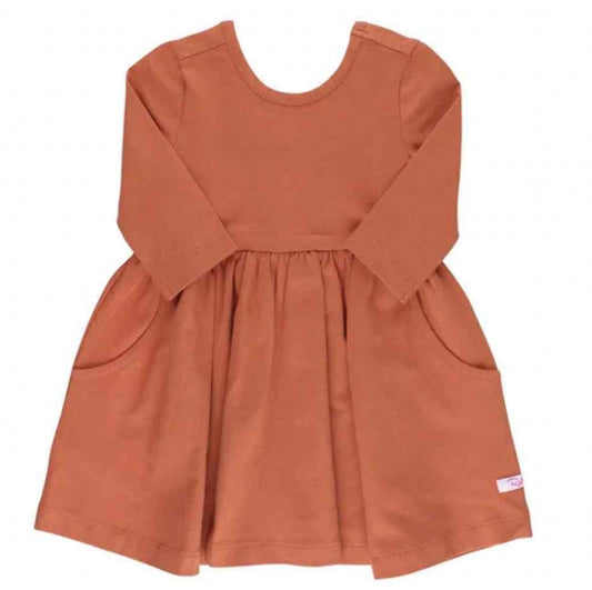 Rufflebutts Burnt Sienna Twirl Dress