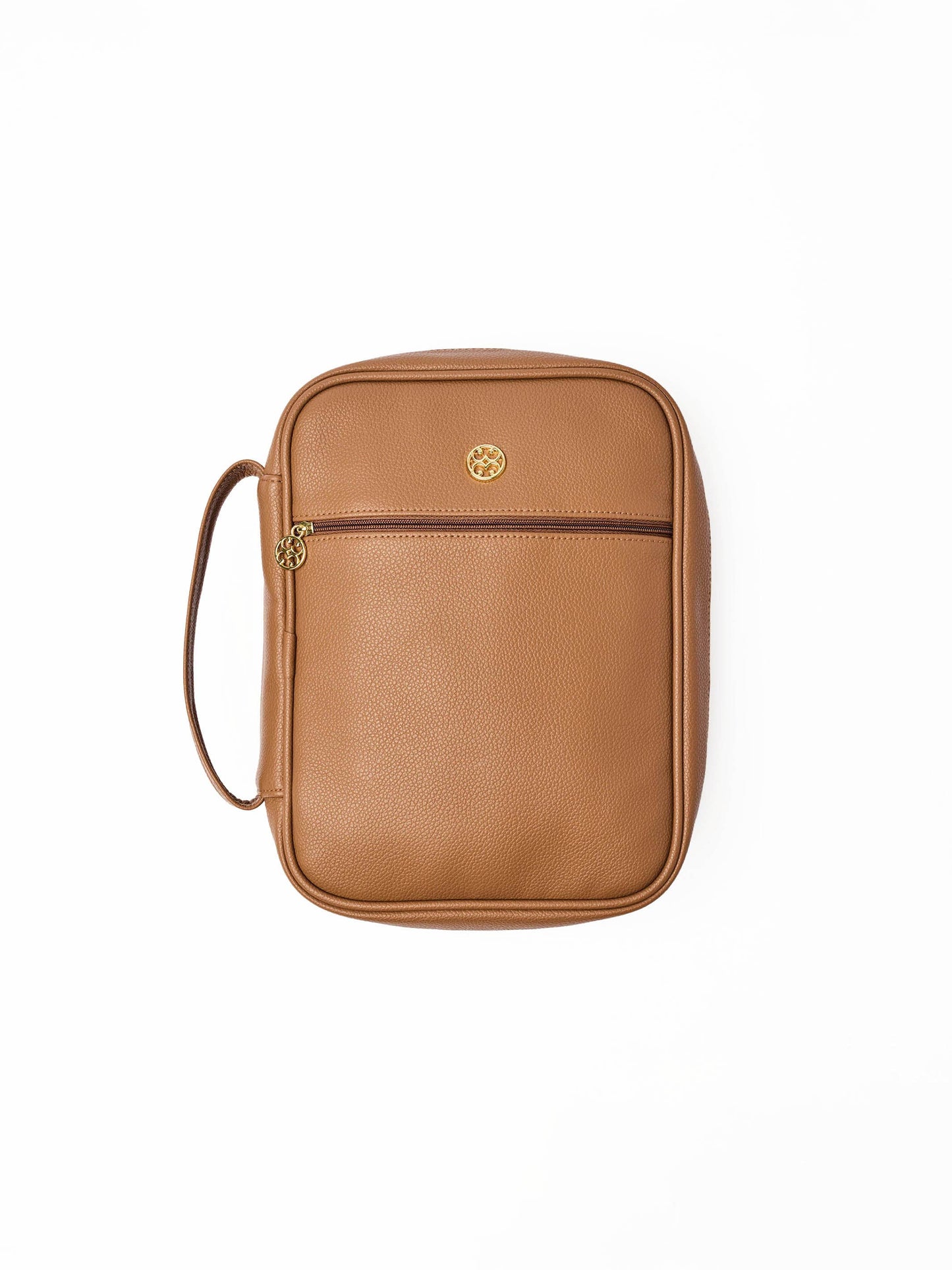 Mary Square Bible Cover-Camel