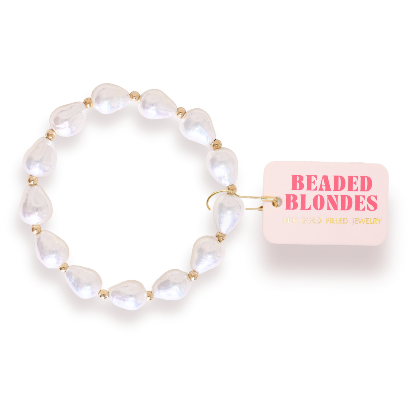Beaded Blondes Saylor Bracelet in Gold-Standard