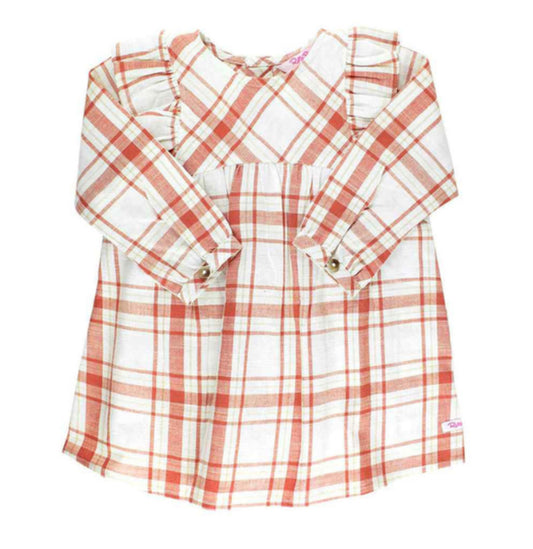 Rufflebutts Plaid Button Back Dress (18-24 months)