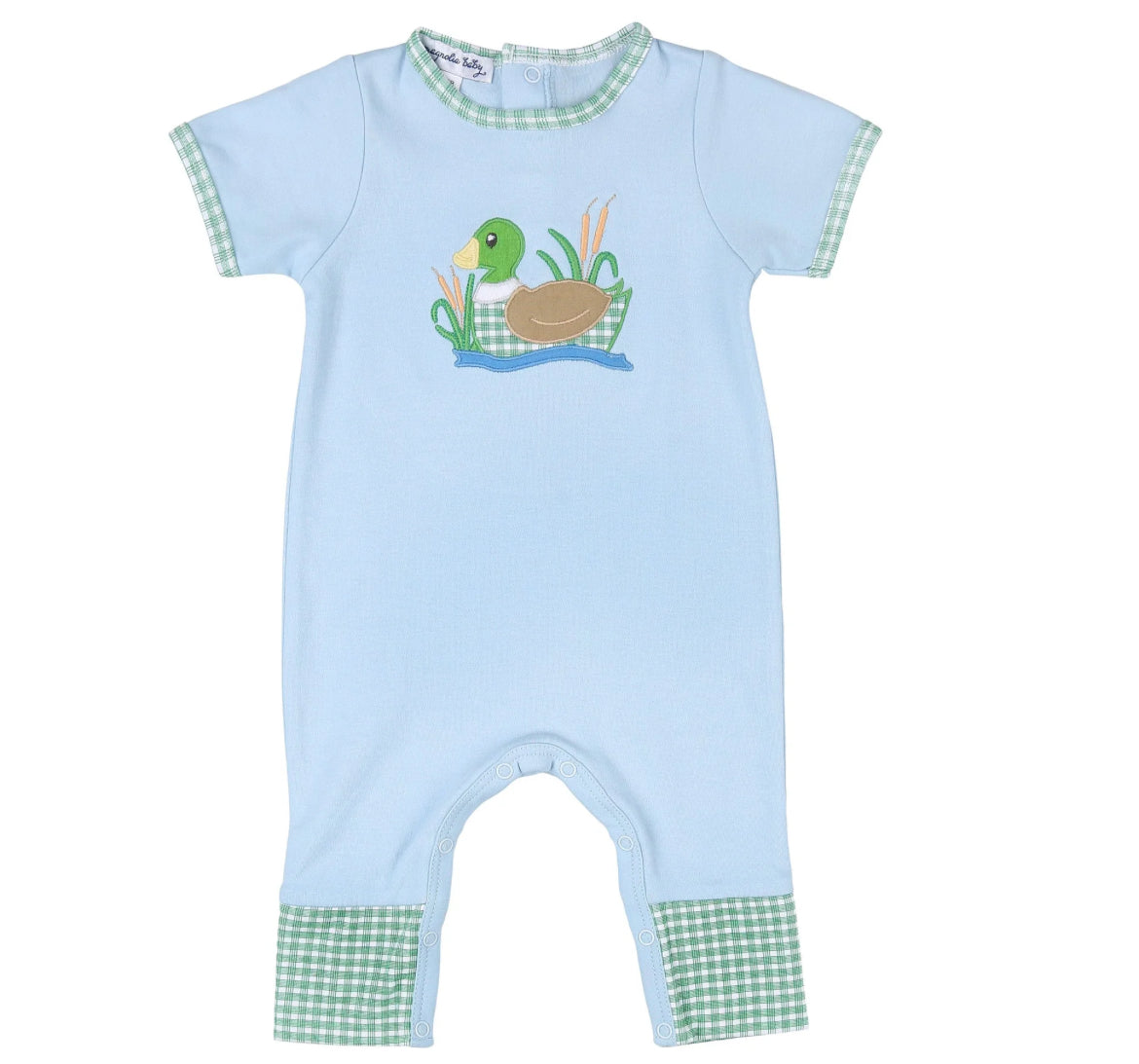 Magnolia Baby Gingham Mallard Playsuit (3 months)