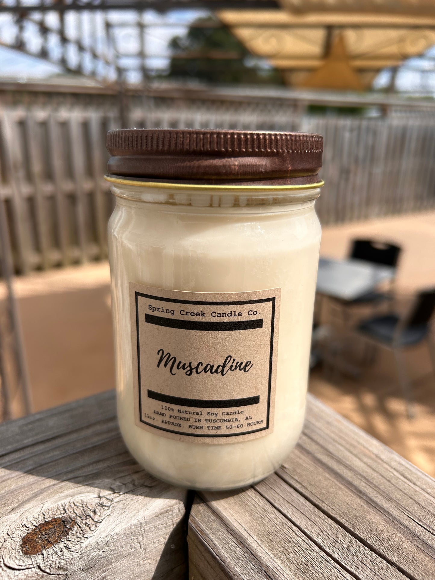 Spring Creek Candle (12 oz)-Muscadine