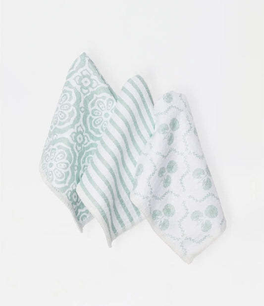 Mary Square Quick Dry Towel Set-Sweetbriar Chram Sage