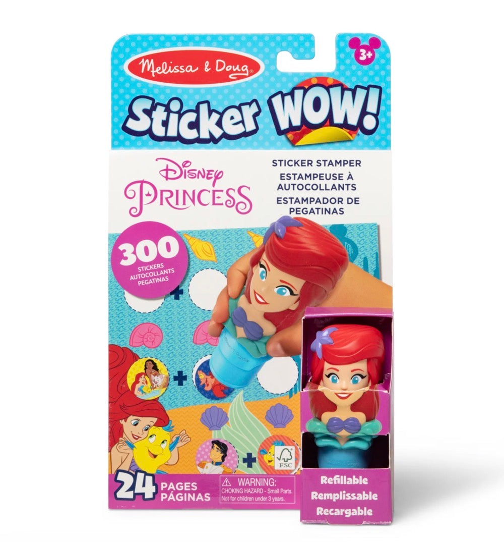 Melissa & Doug Sticker WOW!™ Activity Pad & Sticker Stamper - Ariel