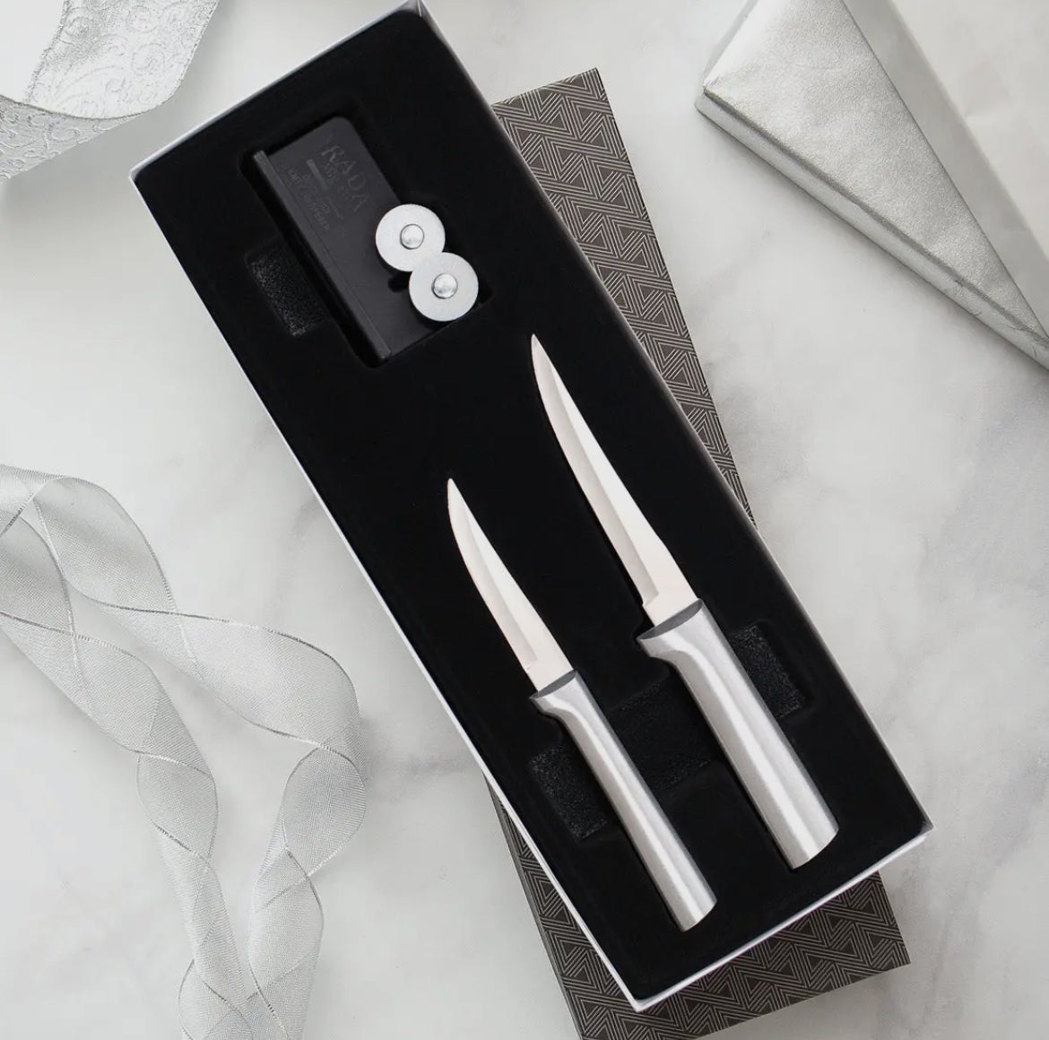 Rada Silver Pairing Plus Sharpener Gift Set