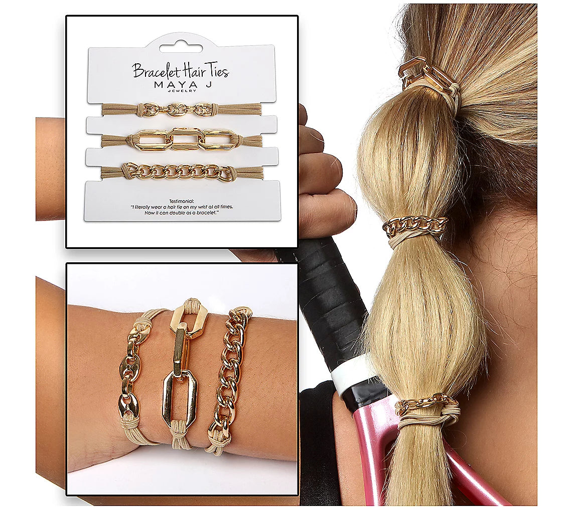 Maya J Bracelet Hair Ties