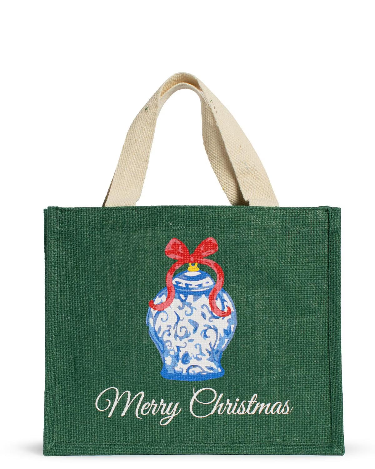 The Royal Standard Chinoiserie Merry Christmas Gift Tote