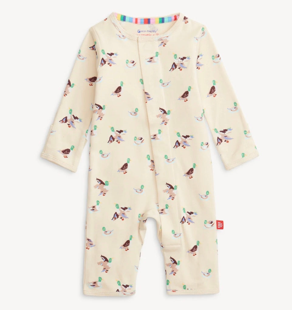Magnetic Me Quack Me Up Organic Cotton Magnetic Coverall