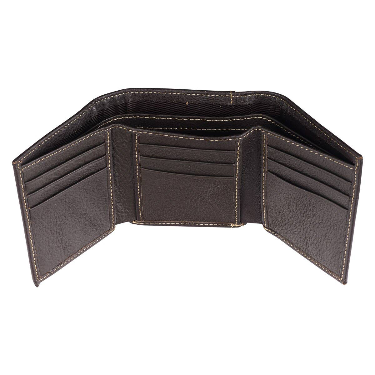 Christian Art Gifts Brown Leather Wallet-Best Dad