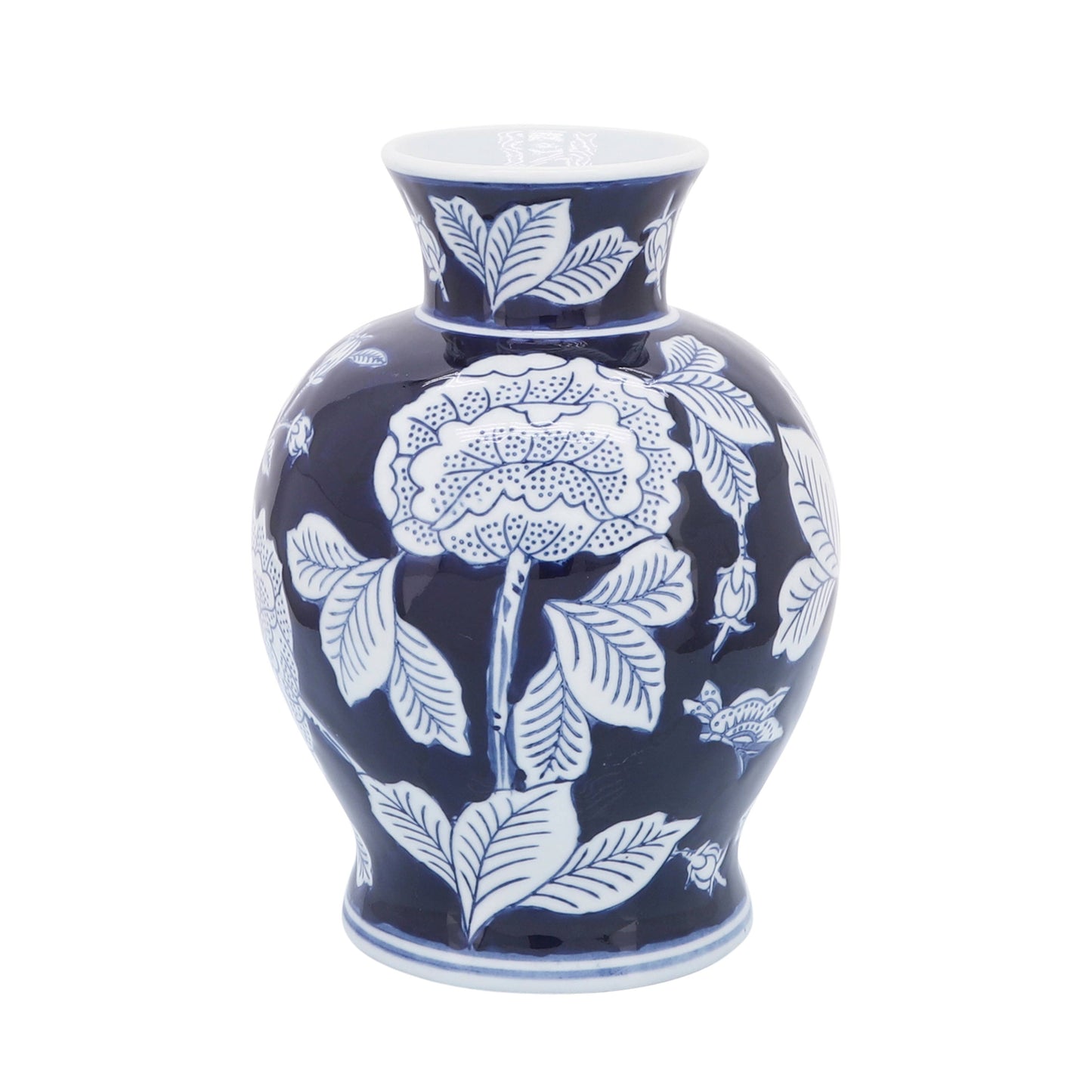 Sagebrook Home Blue Ceramic Decorative Vase (9 inch)