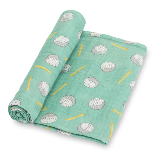 LollyBanks Baby Muslin Swaddle Blanket-Hole In One
