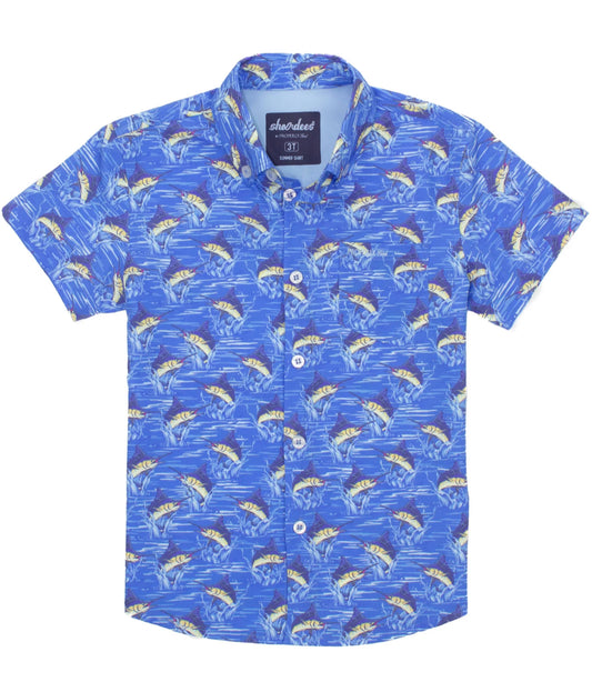 Boys Shordees Summer Shirt-Marlin