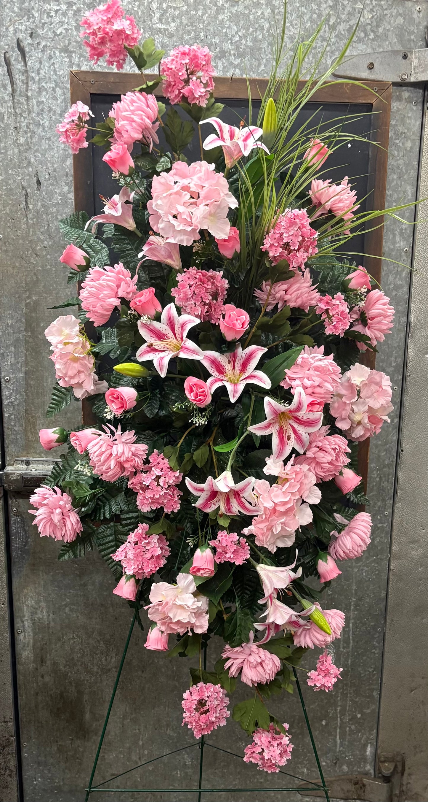 Pink Bereavement Silk Spray