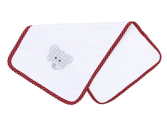 Magnolia Baby Burp Cloth-Crimson Cutie