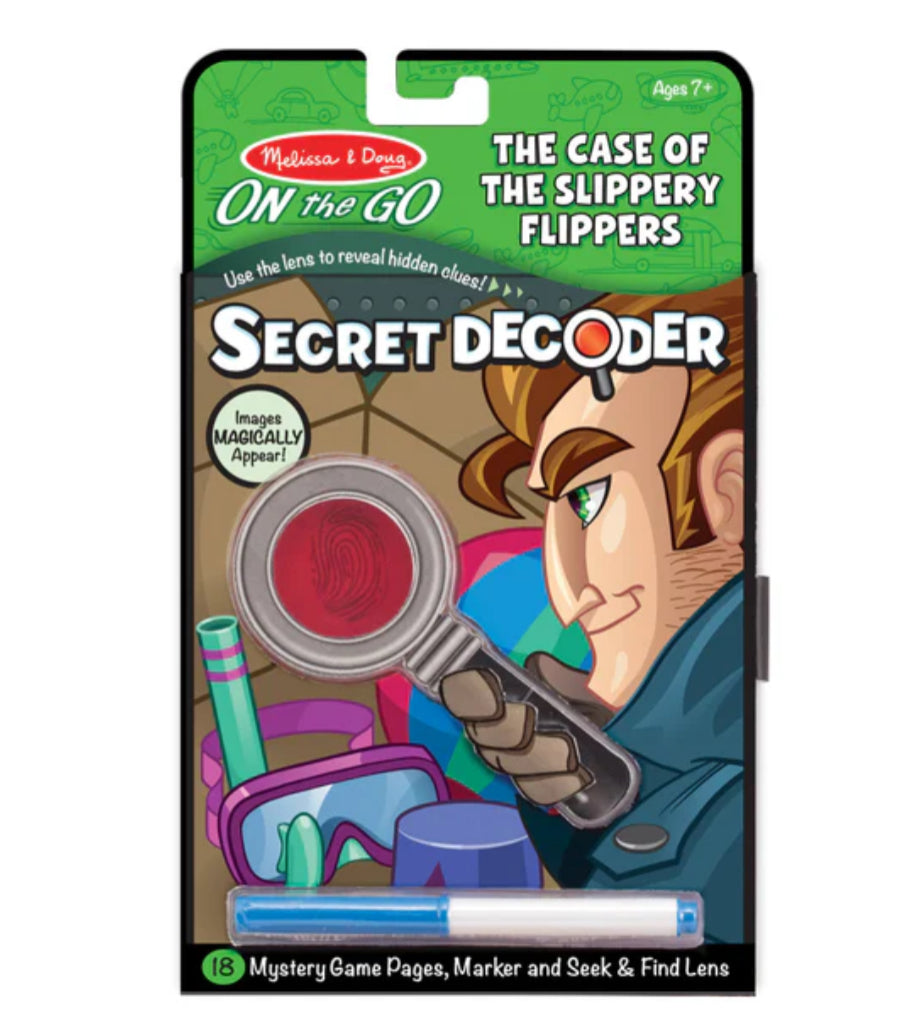 Melissa & Doug Secret Decoder Set-Case of the Slippery Flippers