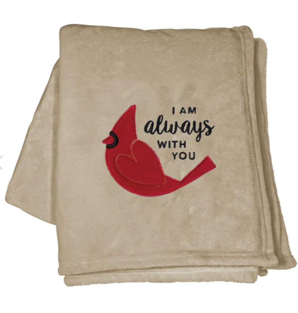 Enesco Caring Cardinals Large Blanket