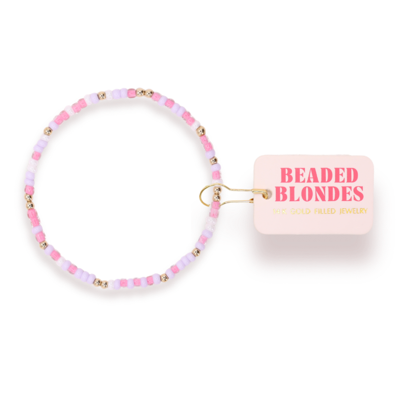 Beaded Blondes Blossom Sprinkle Bracelet-Standard