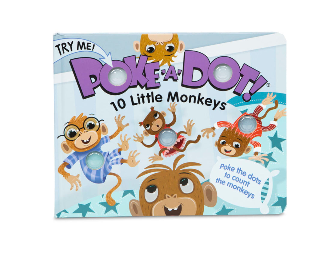 Melissa & Doug Poke-A-Dot Book: 10 Little Monkeys