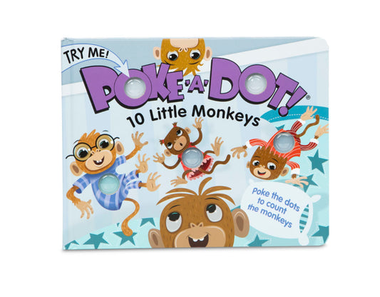 Melissa & Doug Poke-A-Dot Book: 10 Little Monkeys