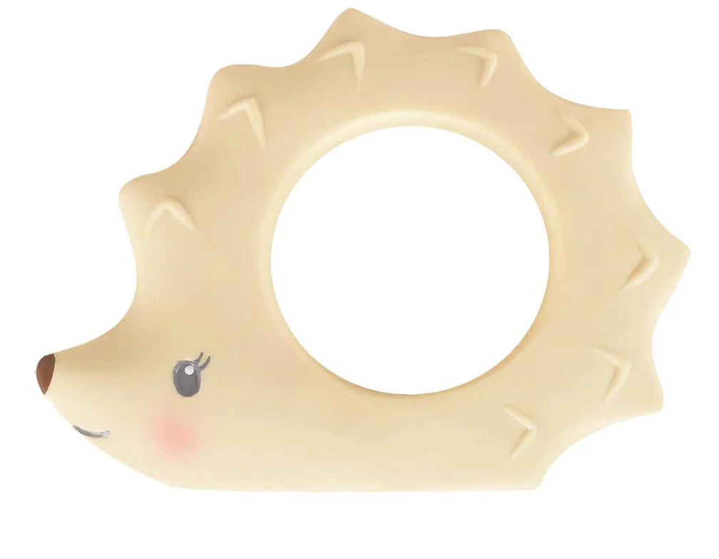 Tikiri Organic Natural Rubber Teether-Ethan the Hedgehog
