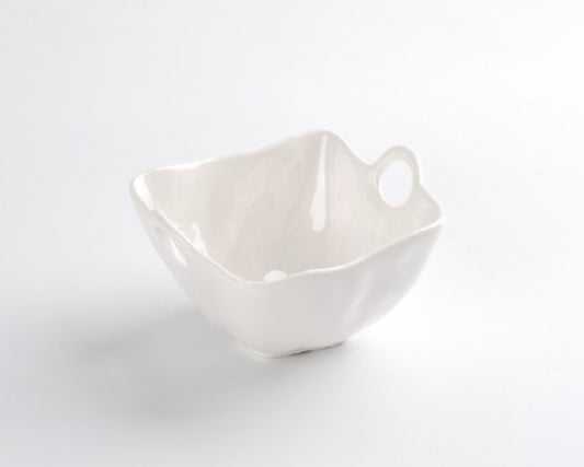 Pampa Bay Square White Handle Melamine Bowl