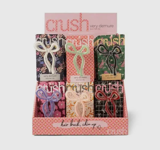 Crush Very Demure Bow Hair Clip
