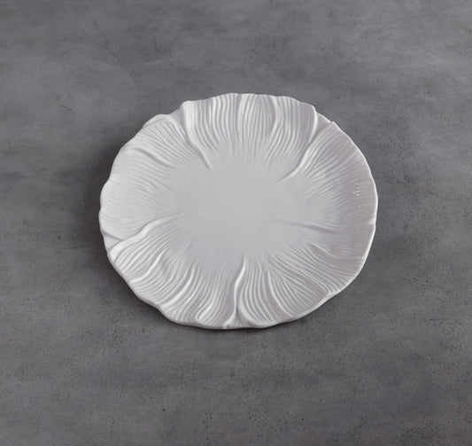 Beatriz Ball VIDA Lettuce 11" Dinner Plate-White